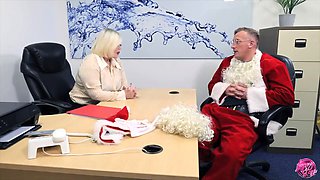 Lacey Starr - bad ass granny vs bad santa