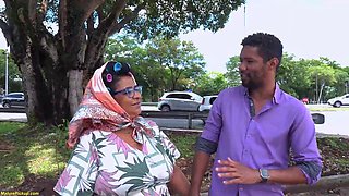 Extreme Fat Belly Mature Ass Fucked While Driving