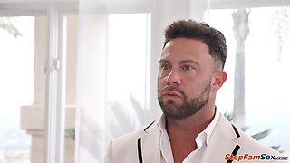 Blonde Bride Lexi Lore Deep-Throats Seth Gamble Before He Pulls Out His Dick And Pounds Her P