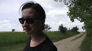 Amateur MILF Wanilianna Golden Shower Outdoor in Stockings 4K
