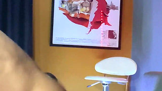 Innocent Big Booty Brunette Takes Creampie