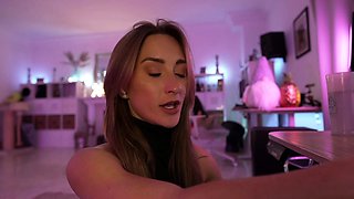 Close up teen pussy gaping action