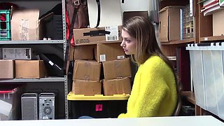 Big-boobed beauty Nadya gets pounded in the office by stud Chad