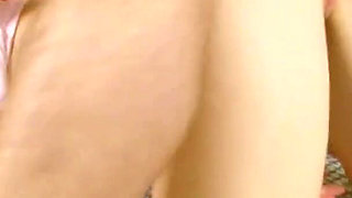 Young cute teen is fucked in the ass by her stepfather in her room