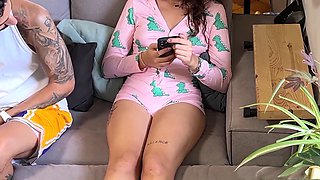 I'm still a virgin and you're my stepbrother in this taboo teen scenario