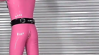 Pink Rubber Gimp Part3