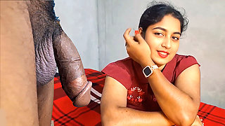 indian Desi Hot stepsister is watching fucking video, her stepbrother gave her real fucking pleasure