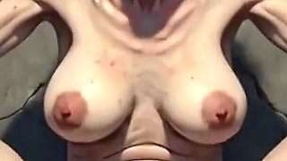 Granny Dungeon Slave - Hairy Pussy & Begging for Anal Cum