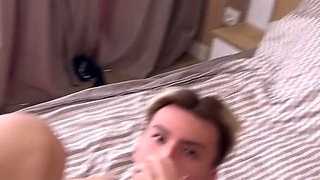 Orgy, guys and daddy with a big cock fuck tight sweet twinks