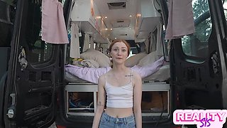 Naughty Naturist Scarlet Skies Fucks Stepbro Camper Van Style by Nubiles Porn: Porn
