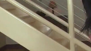 Asian Masseuse Ties and Drains His Balls