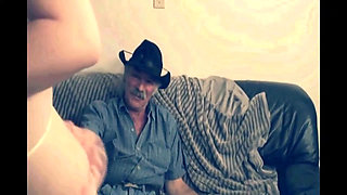 Old Man with Big Dick Fucks Young Whore in Heat