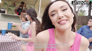 Erotic Jesus Reyes and Catherine Knight - brunette clip - LetsDoeIt