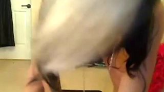 Birthday orgasms on sybian again: Cowgirl, Amateur  Brunette Porn