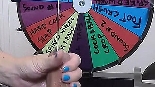 She Inserts a 30cm Probe All the Way Into His Meaty Cock. Playing BDSM Roulette.
