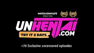 Uncensored Hentai: Stepsister Squirts from Big Tits in First Orgasm - Subtitled Anime