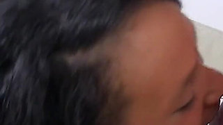 Ebony Teen Cum Slut Chanelle Santos Sucks and Fucks Older Swinger Guys and Collects Their Cum