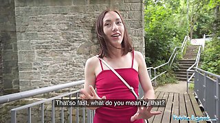 Public Agent featuring Martin Gun and Indy Lix's skinny porn