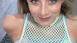 Cute teen Kyler Quinn needs her roommate's dick to get back at cheating bf