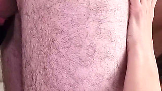 Wife and Bisexual Husband Give Guest Blowjob and Rimming. Cum Eat, Ep 31801