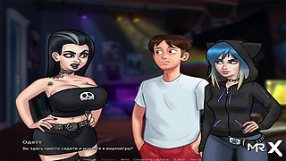 SummertimeSaga - Lovely Girl Loves Rock and Video Games E1 #