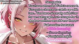 Vtuber Fefe has shaped her largest worshipper into a dedicated puppy (Assfuck Jerk Off Instructions)