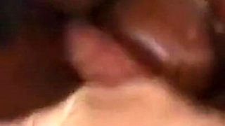 BBC Creampie Dripping From Stretched Ebony Pussy