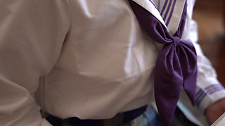 Disobedient Schoolgirl Punished: Deep Throat