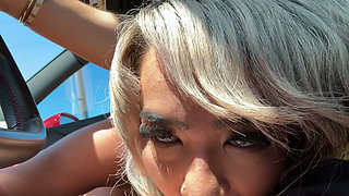 Real Gas Station Pick up Fine Ass Luna Luxe Gets Fucked on Teddy Tarantino's Ferrari