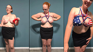 Shibari Rope Self Tie Guide - Independence Day Red White & Blue Heart