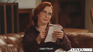 French Redhead Clemence Audiards Tight Pussy Creampie