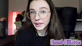18yo Skinny Teen Squirts Hard - Tiny Tits & Huge Labia - Emmi-Hill