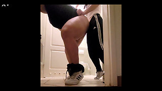 My Dominant Boss Pegg Me in a Public Toilet by Big Strapon, It Was a Fast and Horny