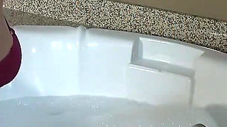 Big Black Cock in a Bubble Bath Starring Victoria Peaks