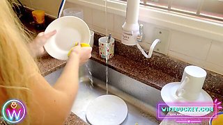 Looking-good fem's amateur blonde wife porn