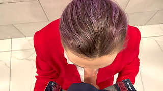 Fucked the Secretary in the Toilet