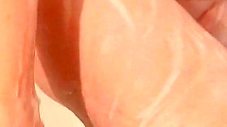 Sexy Sabrinahole Handjob, Cumshot, and Hot Shower