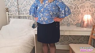 Homemade Cheating Wife with Big Natural Tits - Mature MILF and Aunt Take a Big Cock