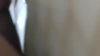 Masturbation in bathroom