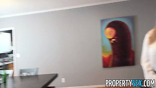 Kayley gunner realtor – strips Big Tits & rails cock for ass cum shots