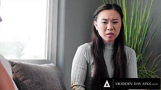 Contemporary Transgressions: Asian Teen Maid Defiled by Sex-Obsessed Couple, Part 1 & 2