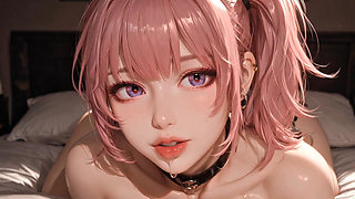 Ahegao 3D Pink Silicone Doll Tease