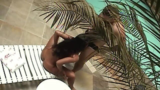 Curvy Brunette MILF Takes Deep Anal and Facial