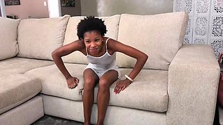 I made this SKINNY BLACK TEEN choose