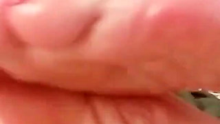 Foot Fetish Solo POV Video: Female Domination Sexy Blonde Mistress