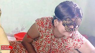 Smoking Desi Stepmom Fucks Stepson's Friends in Mumbai - Big Tits, Doggy Style & Missionary