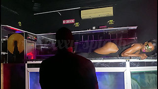 When Cute Customer Cums to the Bar N Tips Big! I Popped My Pussy in His Face N Squirted All Over