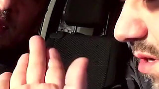 Tattooed Blonde Wife Wild Outdoor Car Fuck