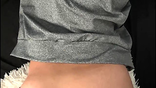 Petite goth girl takes a bone upside down with a thick cock and gets multiple