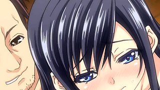 Busty Anime Maid with Big Cock Action